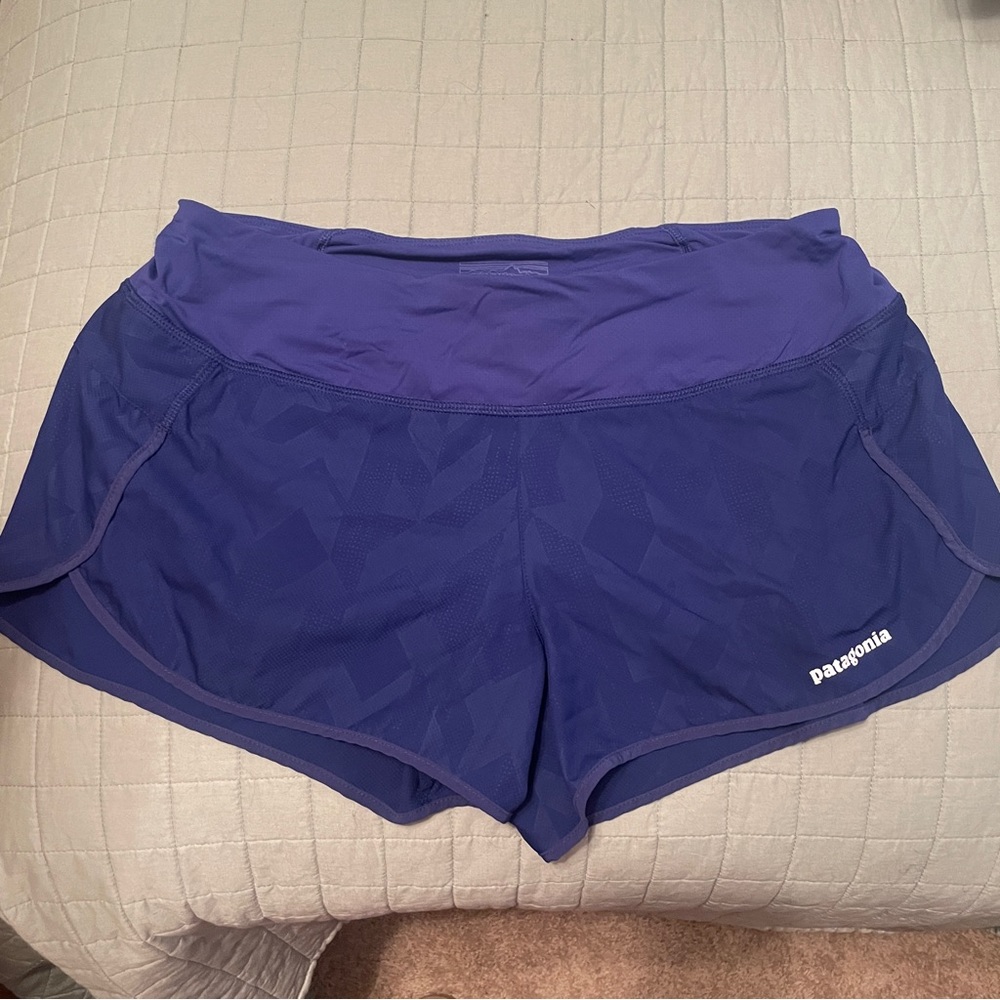 Patagonia 3.5” Strider Short - Patterned, Blue - Size M